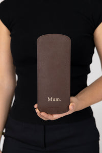 Glasses Pouch - Mocha