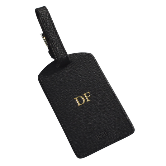 Luggage Tag - Black (Rectangle)