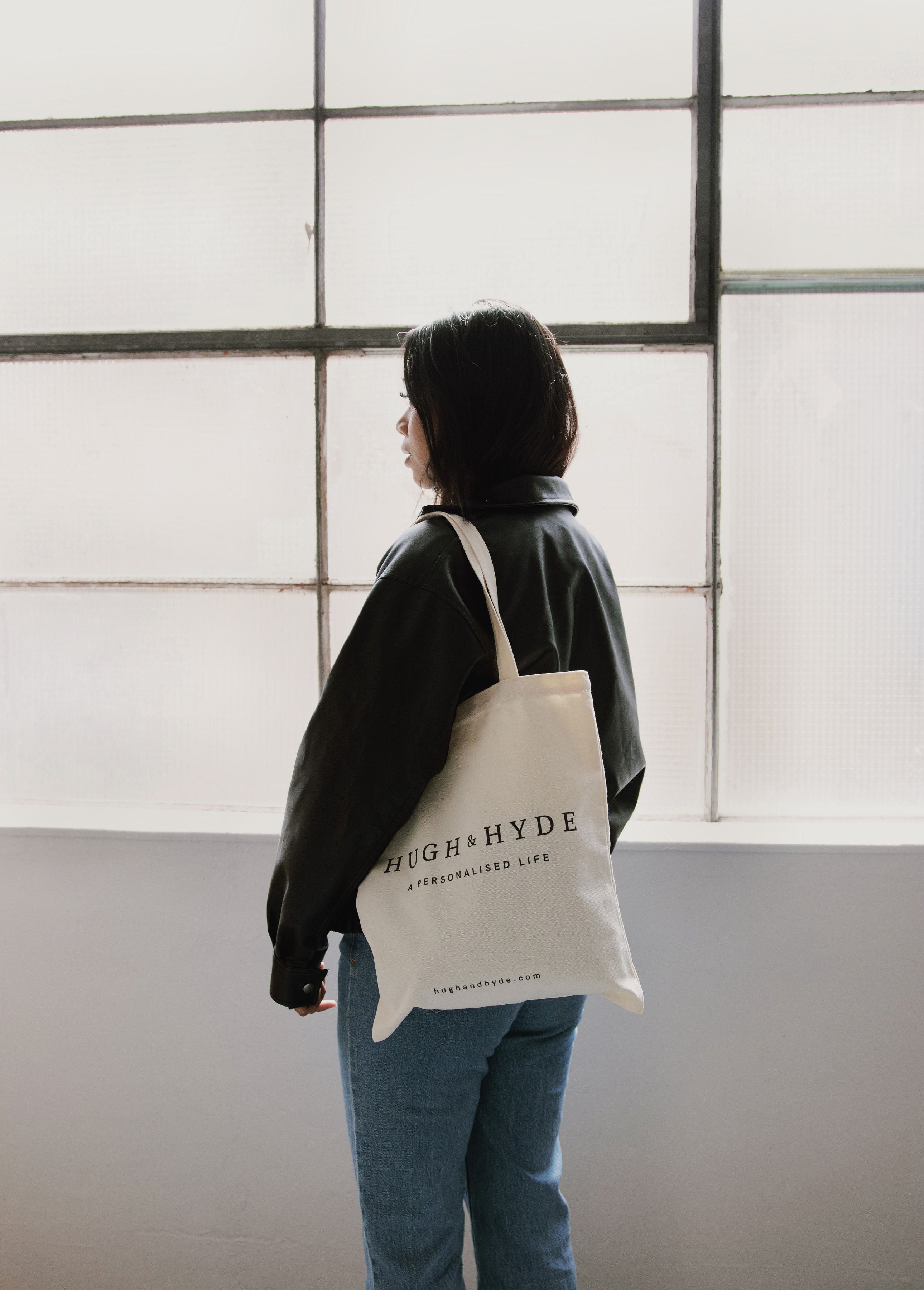 Canvas Tote Bag – Hugh and Hyde - Personalised Leather Accessories