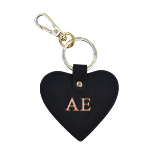 Heart Keyring - Black