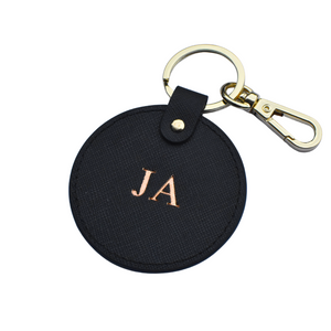 Circle Keyring - Black